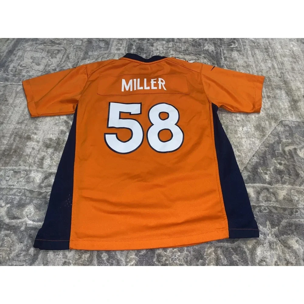 NIKE VON MILLER #58 DENVER‎ BRONCOS  NFL YOUTH JERSEY BOYS SIZE Large 14-16